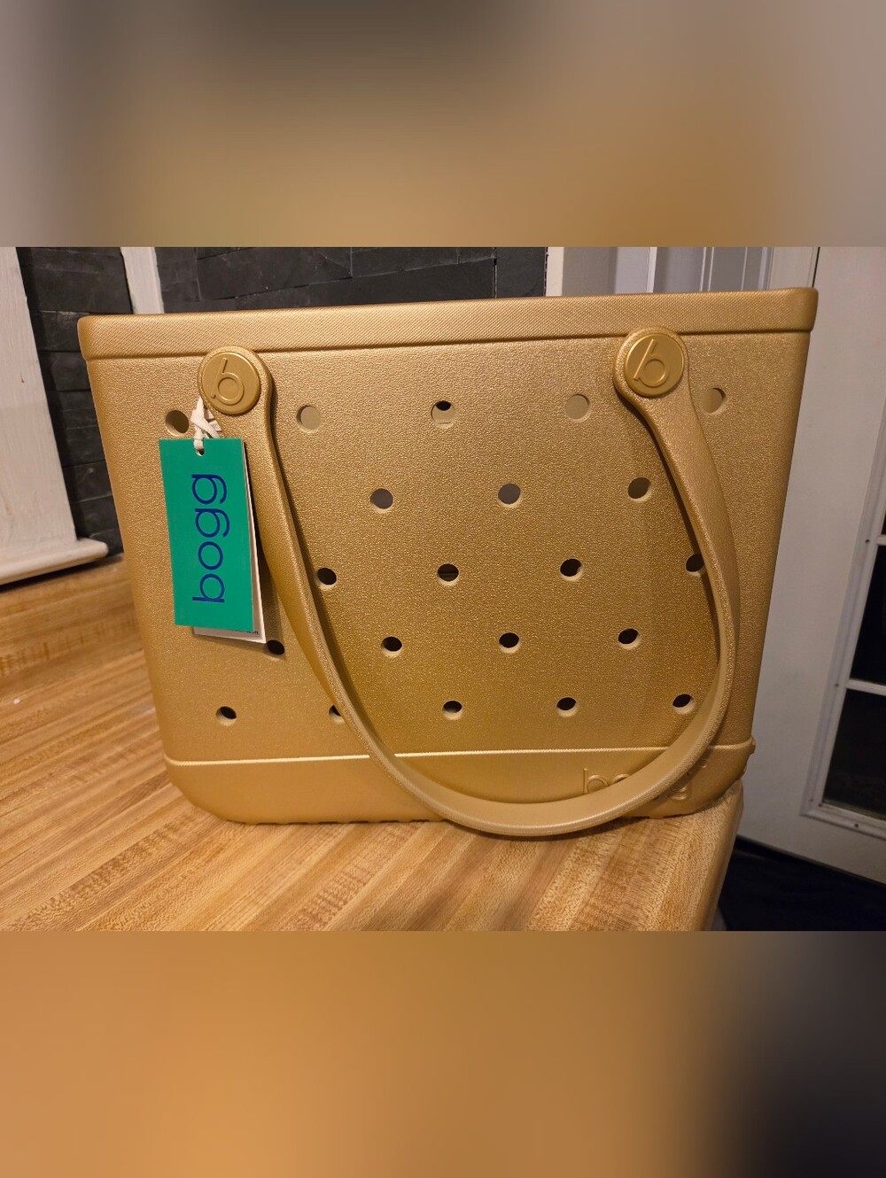 Bogg Bag NWT Limited Edition Gold Metallic Medium Size Tote